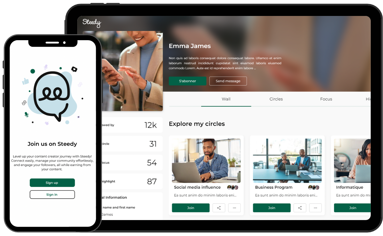 Steedy - a platform for audio courses